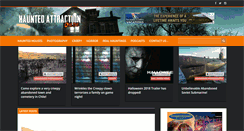 Desktop Screenshot of hauntedattractiononline.com